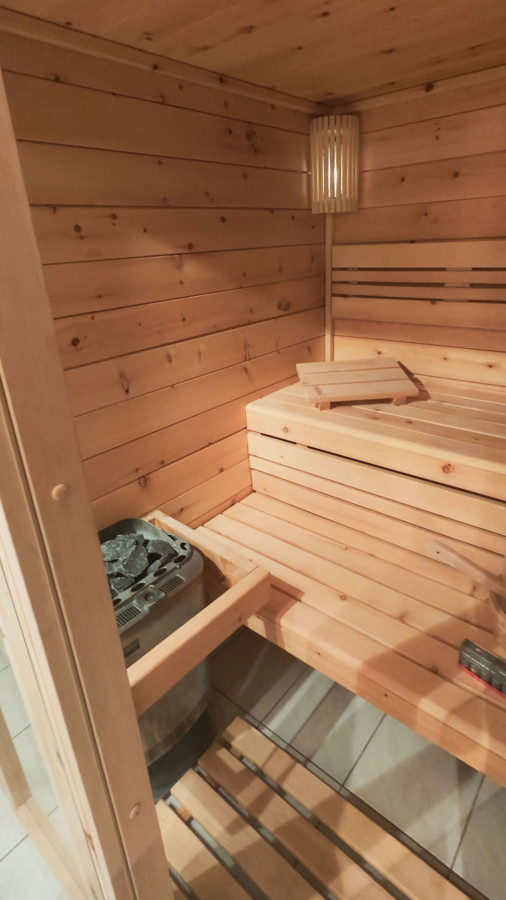 Innenansicht einer Sauna