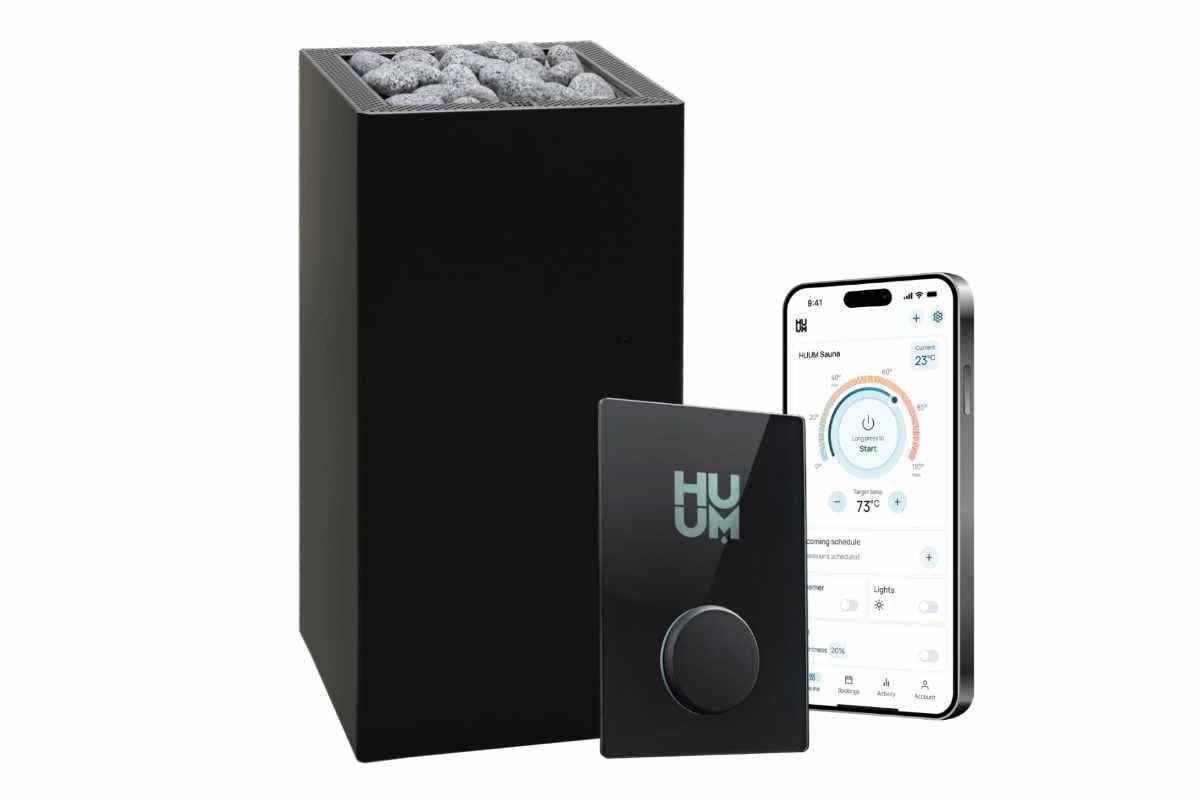 ofenset finnisch huum core uku wifi Finnisches Saunaset HUUM Core Black