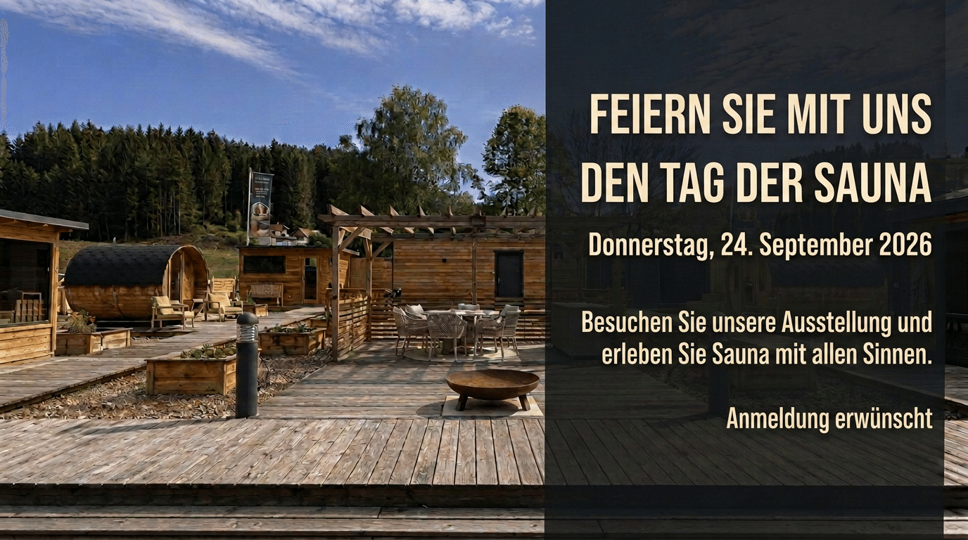 tag der sauna 2026 - Tag der Sauna 2026 bei Sauna Bauer: Feiern Sie mit uns